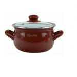 GUSTO GT-T-124-R RED PAN 24 CM 5.7 L + TEFAL SO PRO PAN 24 CM + Luminarc Smart Cuisine baking dish glass-ceramic round 28 cm - image-0